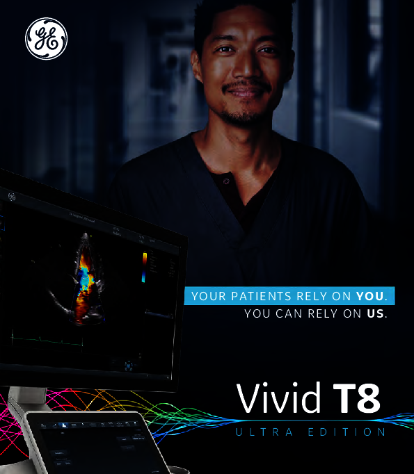 Vivid™ T8 Ultra Edition ultrasound system by GE HealthCare