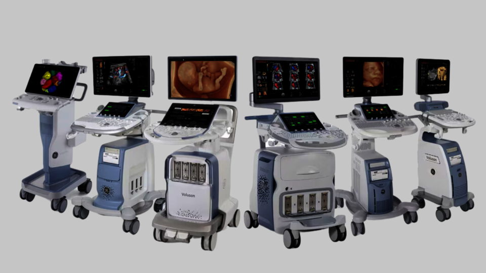 Alle Ultraschallgeräte der Voluson-Produktfamilie