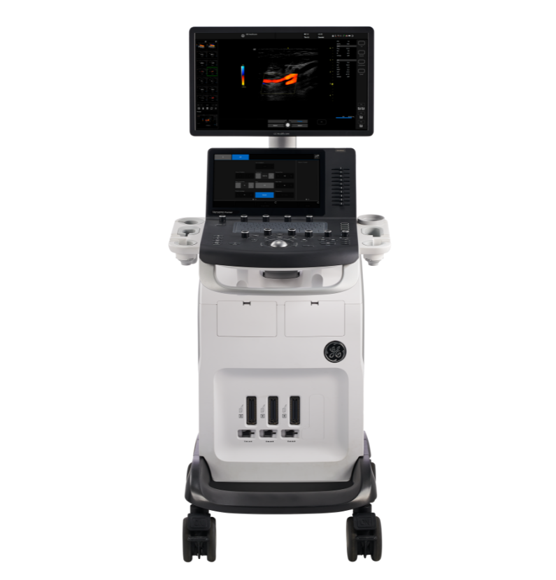 Front view of Versana Premier ultrasound system